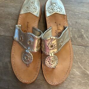 Jack Rogers Gold Thing Sandal